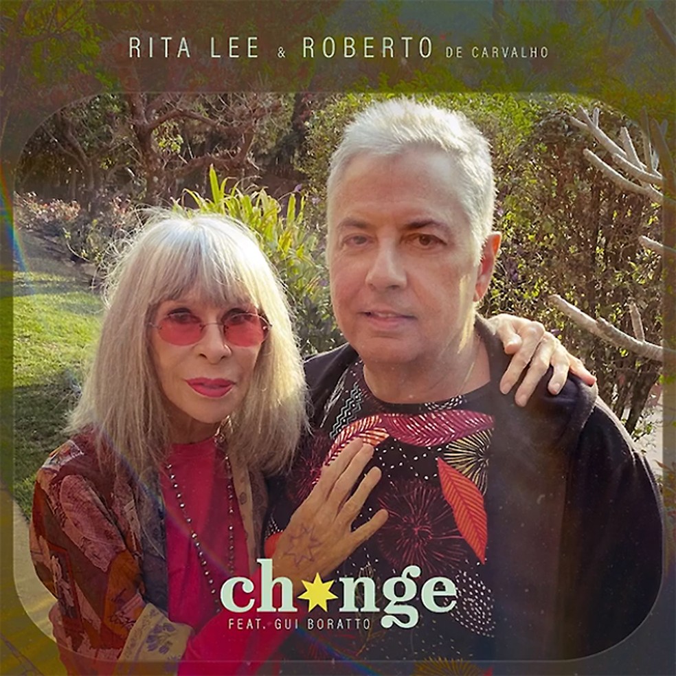 Capa do Single "Change", de Rita Lee e Roberto de CarvalhoRita Lee e Roberto de Carvalho